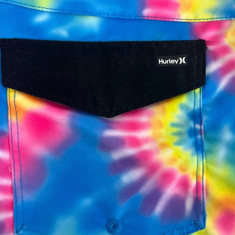 Hurley Multicolor‎ Spiral Board Shorts Men’s size 29